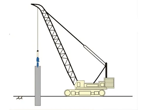 Grue sur chenilles