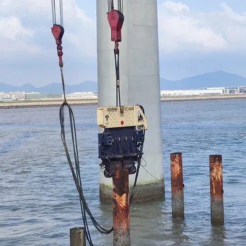 Construction de pont maritime à Zhuhai