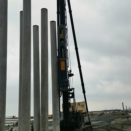 Construction du port de Taichung