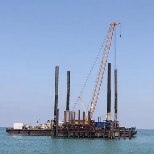 Construction de quai à Ashdod, Israël