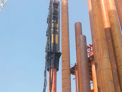 Construction du champ pétrolifère de Dagang dans le nouveau district de Chenghai