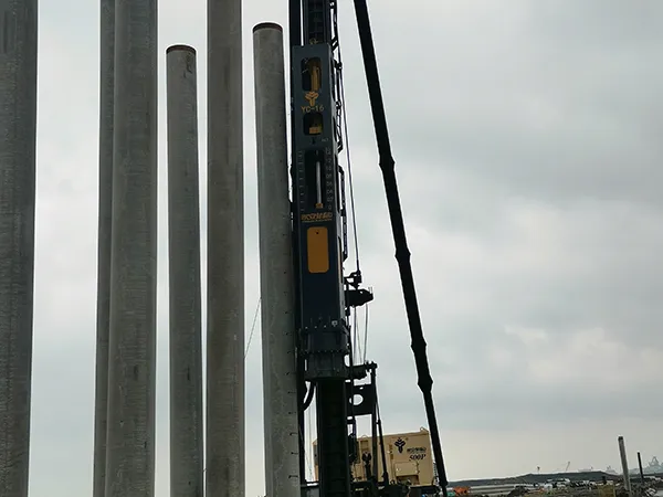 Solution de battage pour pieux en béton préfabriqué